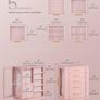 Jewellery Box Organiser 360 Rotating, Vertical Jewellery Display Case with 5 Drawers, Glass Window, Spacious, Open Design, Great Gift, Jelly Pink Image 4