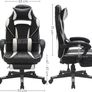 Gaming Desk Chair With Footrest..free Delivery Image 3