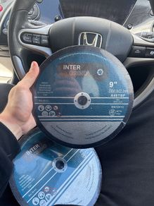 Inter grind metal slitting discs
