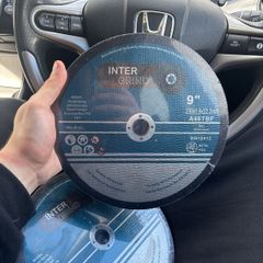 Inter grind metal slitting discs