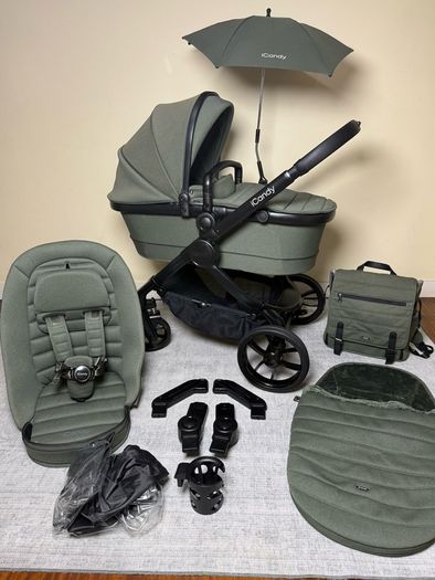 As NEW icandy Peach 7 travel system