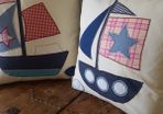 Nautical Fabric Cushions and Buntings