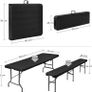 _Beer Tent Set, 180 x 74 x 75 cm, Folding Garden Furniture Set Image 5