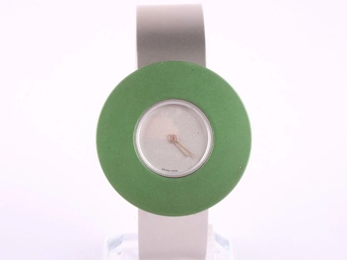 Pierre Junod Vignelli Halo Watch Interchangable Rings x3