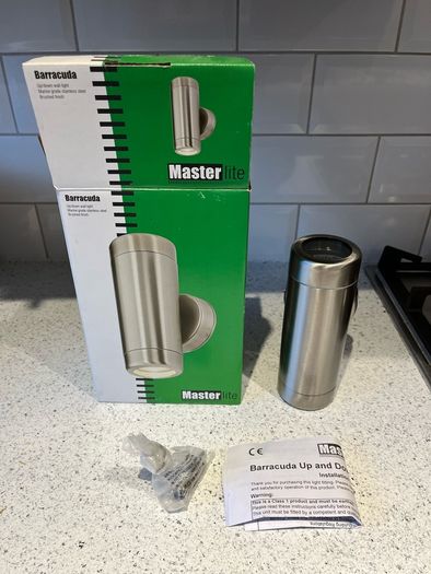 Barracuda Master Lite - Stainless Steel UP/Down Wall Light