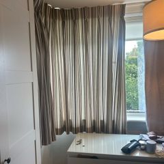 Handmade lined pleat Curtain