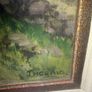 James Humbert Craig  - Cottages at Dungloe, Donegal - framed print, 1941 Belfast dealer label Image 2