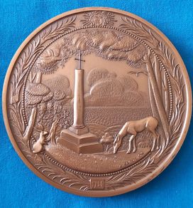 Buildings And History Medal, Hermitage Of Louis Xiv
