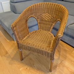 Wicker armchair