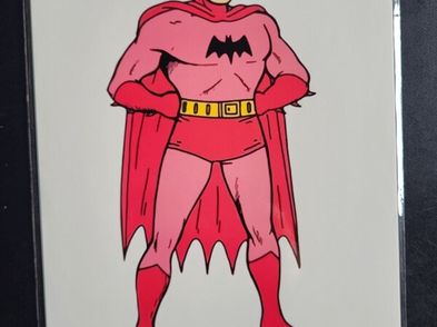 Pink Retro Batman A4 Size Art Print Wall Art For Sale in Rosslare ...
