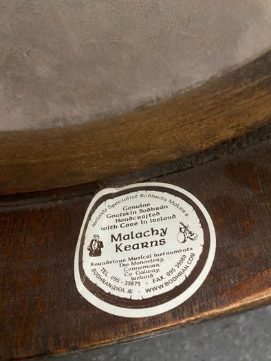 RARE Beamish Irish Stout Handcrafted Bodhran by Malachy Kearns