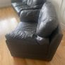 Leather 2-Seater & Armchair Sofa Set Image 3
