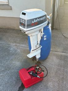 Johnson 5hp boat engine