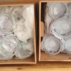 60 small vases wedding decor