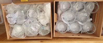 60 small vases wedding decor