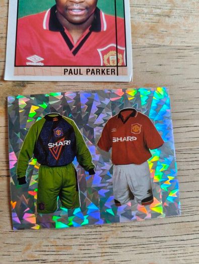 Merlin Football Premier League stickers 95 96 97 season and 2002 world cup