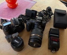 Nikon z6 and D300s with accessories