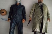NECA 2006 Halloween Michael Myers and Dr Sam Loomis 7" Figure set