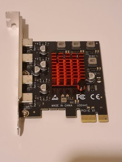 USB Type C PCIE extension card