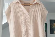 Mos Mosh Wool Cotton Knitted Vest Size Small