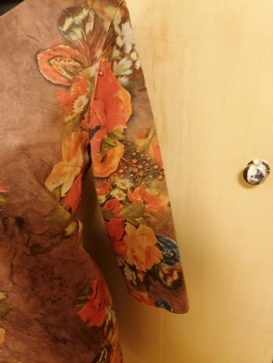 Women's Dress Floral Suede REDUCED SIZE 14