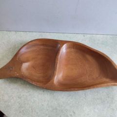 Wood  2 Section Plate