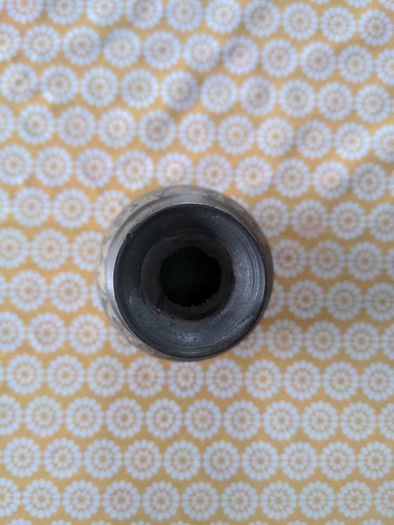 Small metal vase/candle holder