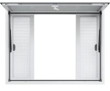 122L x 91.4W cm Concession Stand Serving Window Food Truck Service Awning