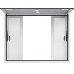 122L x 91.4W cm Concession Stand Serving Window Food Truck Service Awning