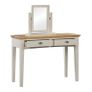 3 pcs Oak Vanity Dresser Set -  Table, Mirror and Stool New Image 6
