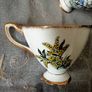 Vintage American State Flower Series Fine Bone China Teacups Image 7