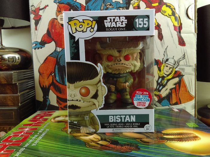 Bistan ! Star Wars ! Limited Edition - New York Comic Con Exclusive 2016 ! Funko POP Vinyl Bobble-Head ! 155 !