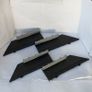 Scalextric 4x Lead In/Out Straight Borders (in Black) with Barriers ( L10873BR ) Image 2