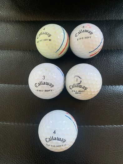 (5) Callaway triple track ERC golf balls
