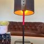 Scandi Modern Ikea LEDET Black Red Adjustable Gooseneck Table Lamp Image 3