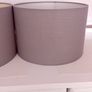 Pair lamp shades grey perfect Image 2
