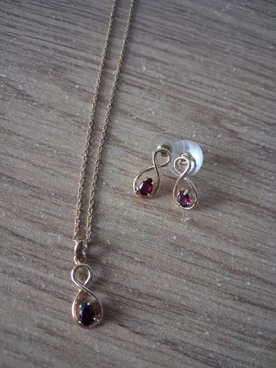 necklace  and earrings