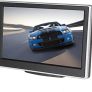 FREE EXPRESS SHIPPING 5 Inch HD TFT LCD Car Monitor with Two Video Input, High resolution 800 480 Car Rearview Reversing Parking Monitor and Full Color LCD Backlight Display for Car Rear View Cameras/Car DVD/VCD/GPS/other Video Equipment Image 2