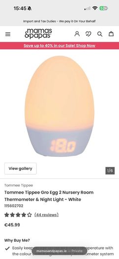 VTech Baby Monitor + Tommee Tippee Groegg