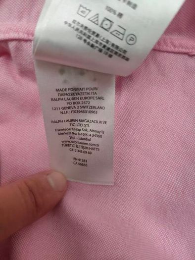 Polo Ralph Lauren Button Down Oxford Shirt Mens Large Slim Fit