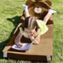 Kids Sofa Bed, 2-in-1 Kids Folding Chair, 150cm Soft Crystal Velvet Toddlers Sofa Bed for Bedroom Livingroom, Playroom, Birthday Gift for Boys Girls Image 3