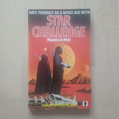 Star Challenge - Planets in Peril - Book 1 by Christopher Black (Science Fiction Adventure Gamebook Vintage Paperback 1985)