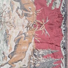 vintage wall rug hanging