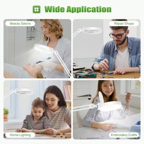 5X LED Magnifying Lamp With Stand