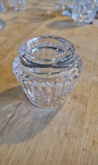 Rare Vintage Waterford Crystal Lismore Hurricane Fairy Lamp Candle Holder