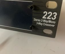 DBX 223 2 way stereo cross over