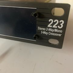 DBX 223 2 way stereo cross over