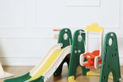 Children's Slide Swing Basketball hoop rounded corners