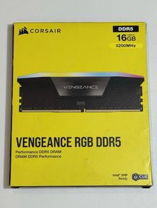 DDR5 RAM 16GB (2x8GB) CL40 5200mhz Corsair Vengeance RGB XMP Desktop