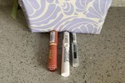 Makeup items x3 plus bag